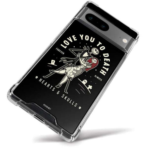 Disney The Nightmare Before Christmas Love You To Death Google Pixel 8a Clear Case